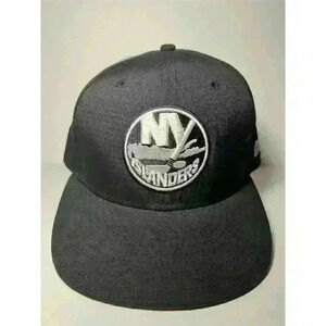 New Era New York Islanders 59Fifty Fitted Hat Black Size 7 3/8